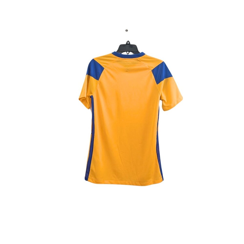 Nike Men’s Dri-FIT Athletic Top Yellow Blue Slim Fit Size S NWT - Picture 3 of 5